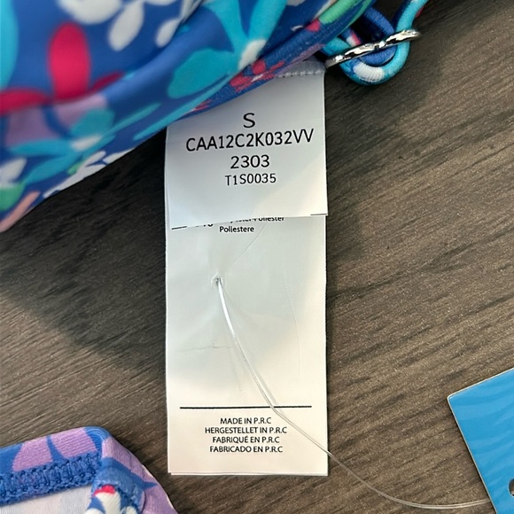 CUPSHE Daisy Ruffle Bralette High Waisted Bottom 2 Piece Swimsuit Size S - Picture 7 of 13